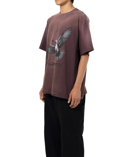 "Messenger Pigeon" Distressed T-shirt