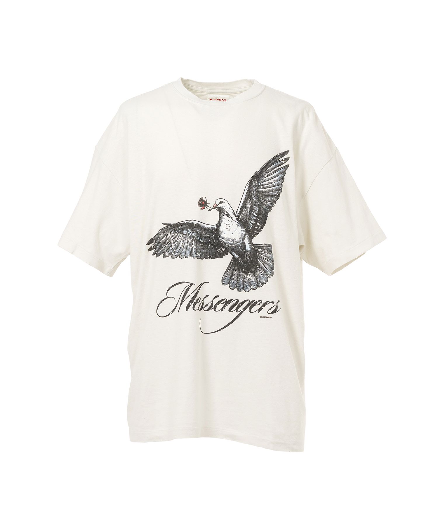 "Messenger Pigeon" Distressed T-shirt