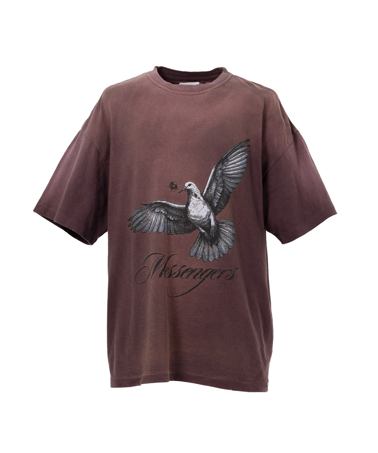 "Messenger Pigeon" Distressed T-shirt