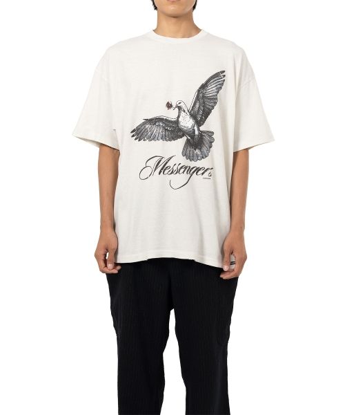 "Messenger Pigeon" Distressed T-shirt