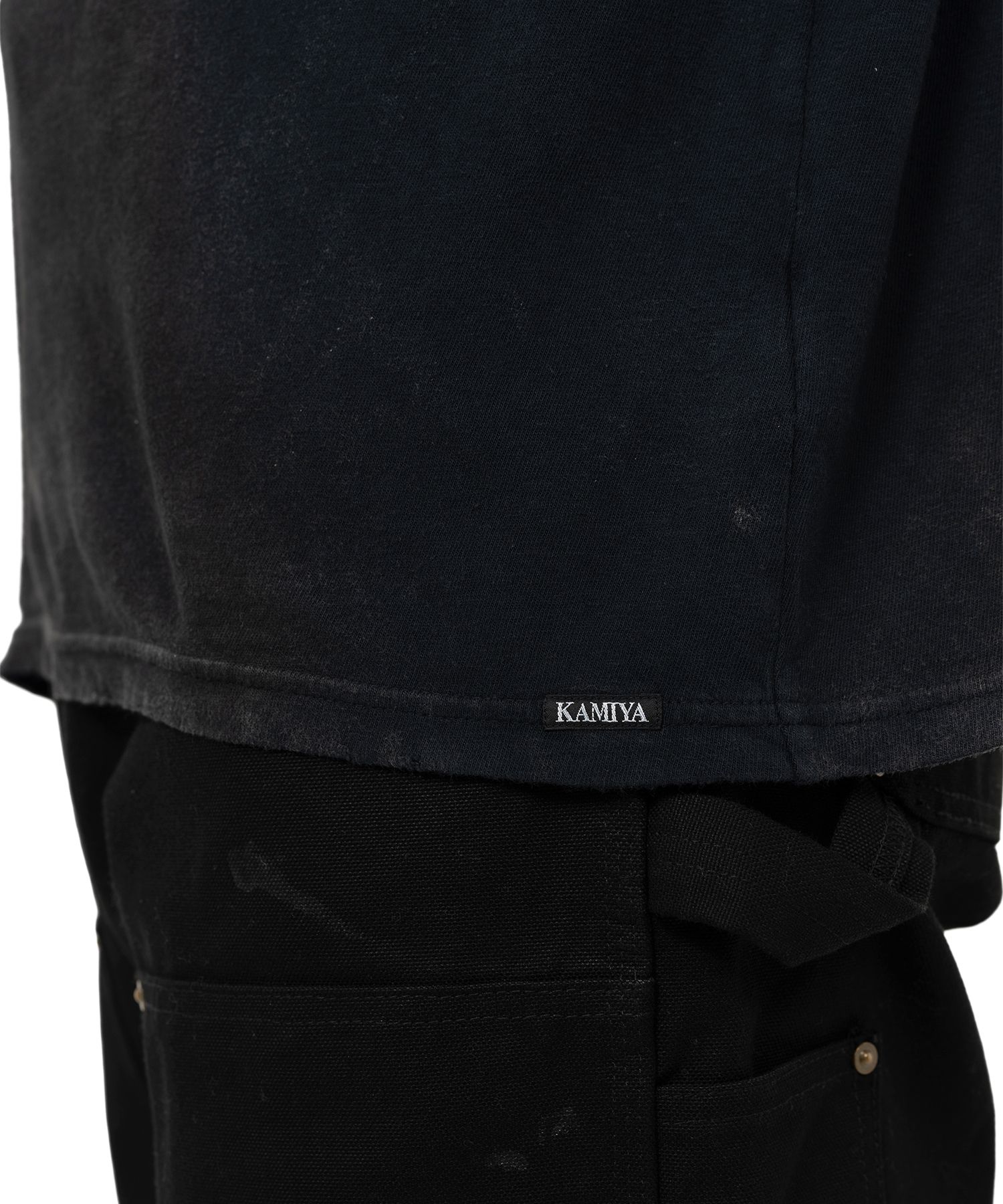 "K-Wing" Distressed Pocket T-shirt