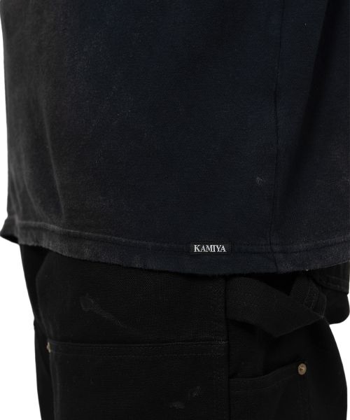 "K-Wing" Distressed Pocket T-shirt