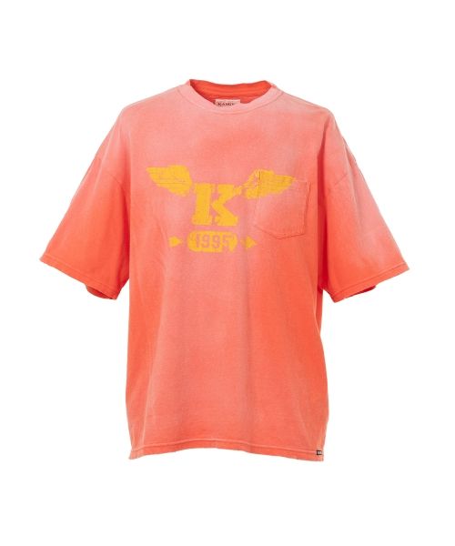 "K-Wing" Distressed Pocket T-shirt