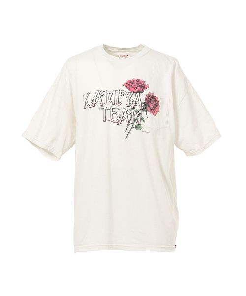"Rose" Distressed Pocket T-shirt