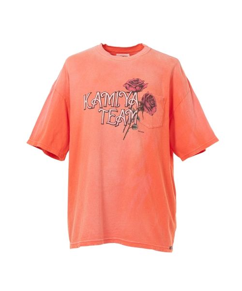 "Rose" Distressed Pocket T-shirt