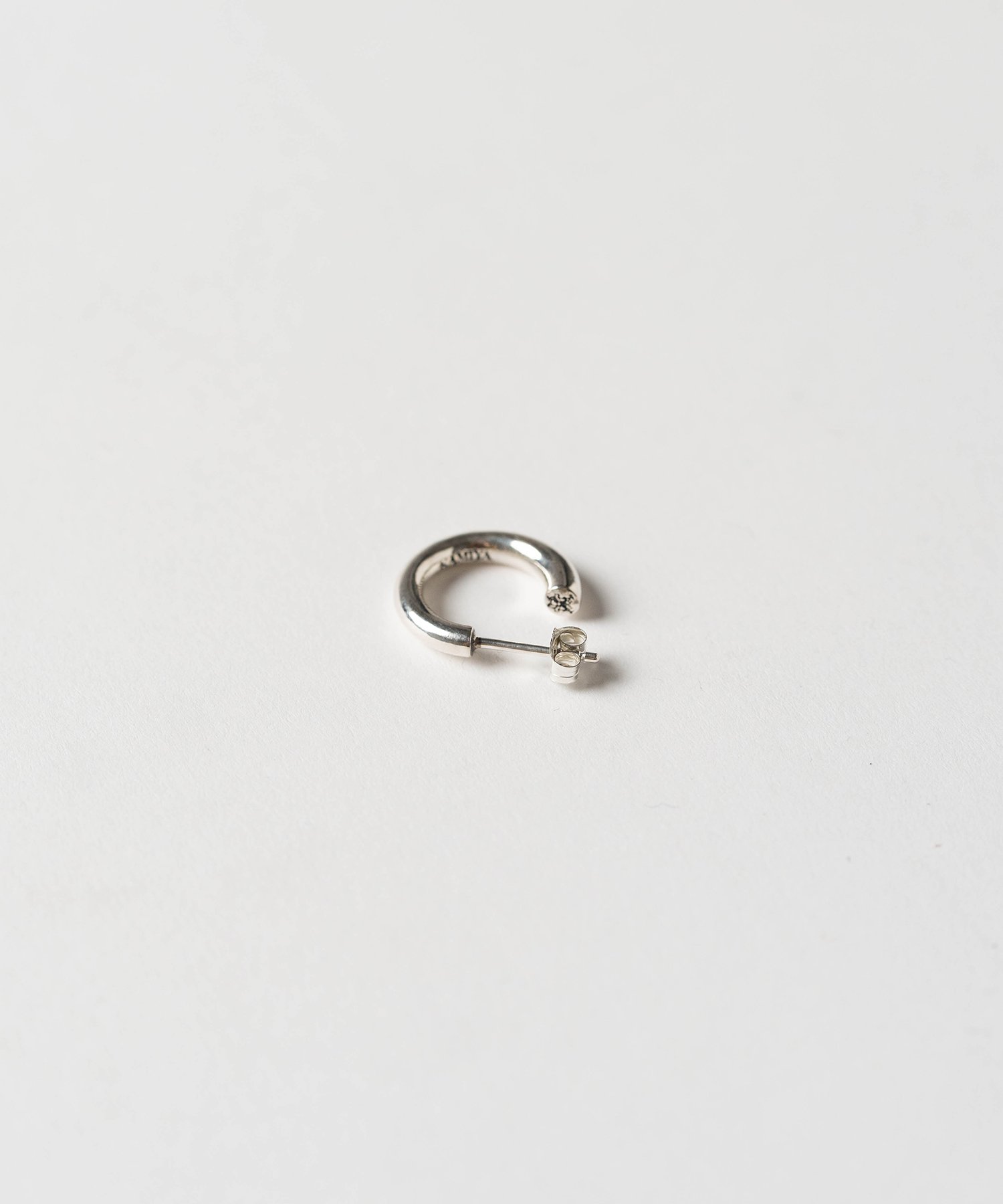 Silver Hoop Earring