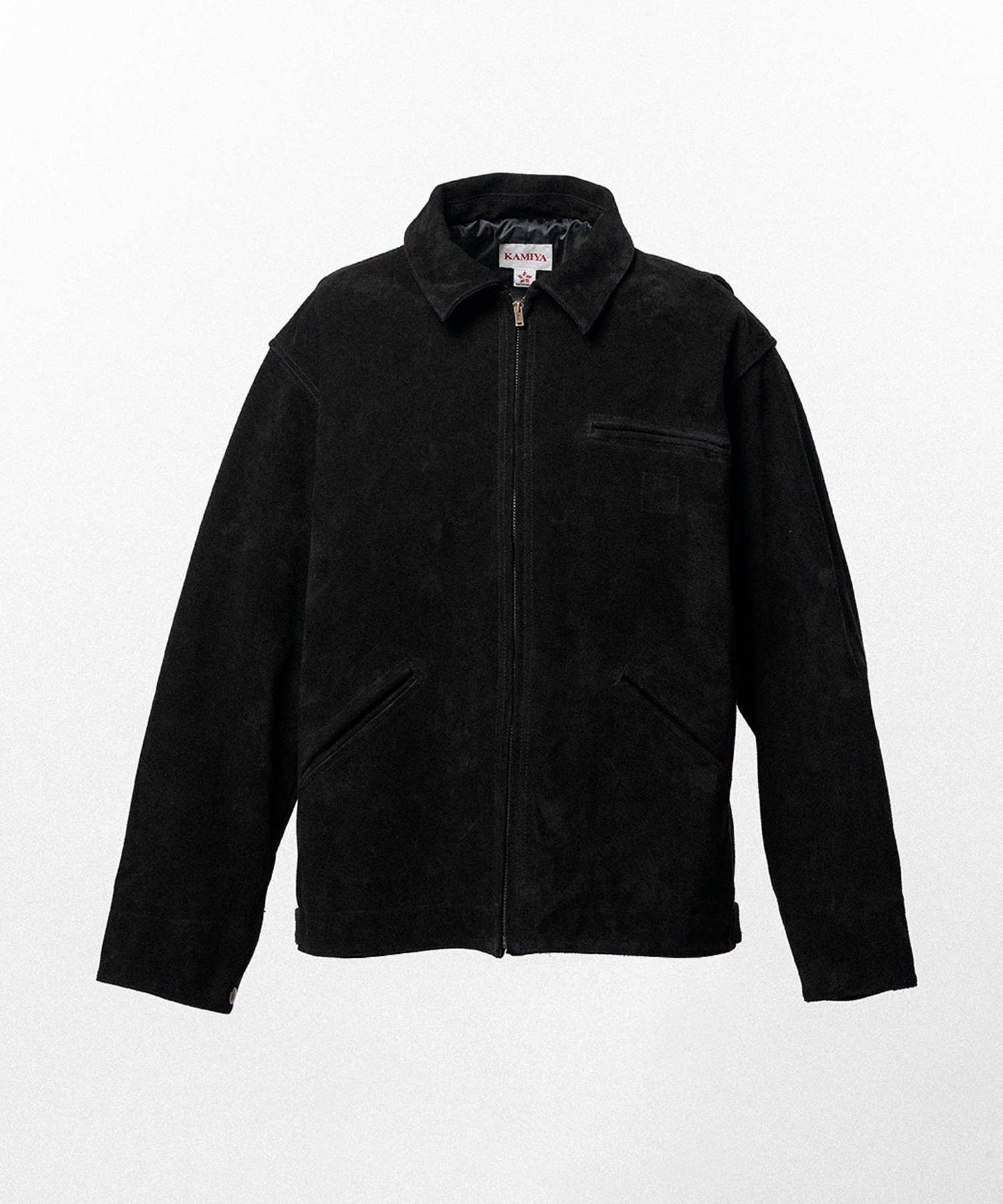 Distressed Suede Work Jacket