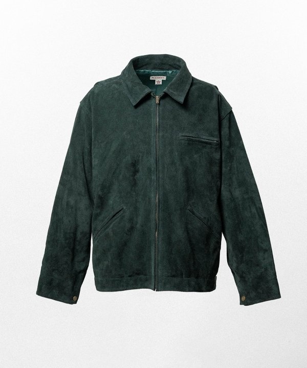 Distressed Suede Work Jacket