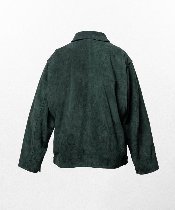 Distressed Suede Work Jacket