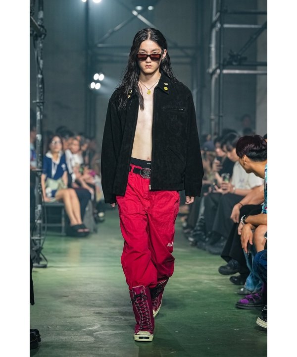 Distressed Suede Work Jacket