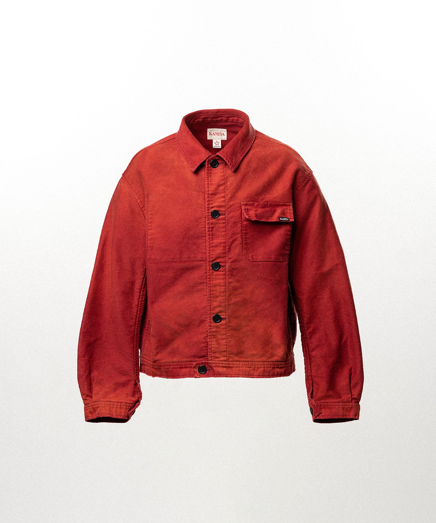 Distressed Moleskin Work Jacket