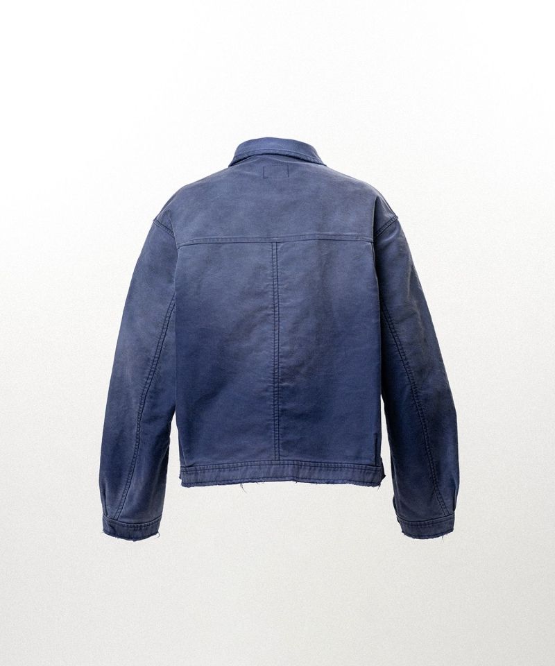 Distressed Moleskin Work Jacket