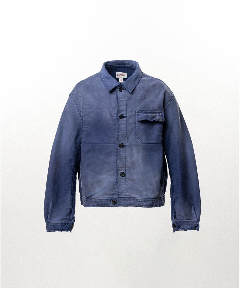 Distressed Moleskin Work Jacket