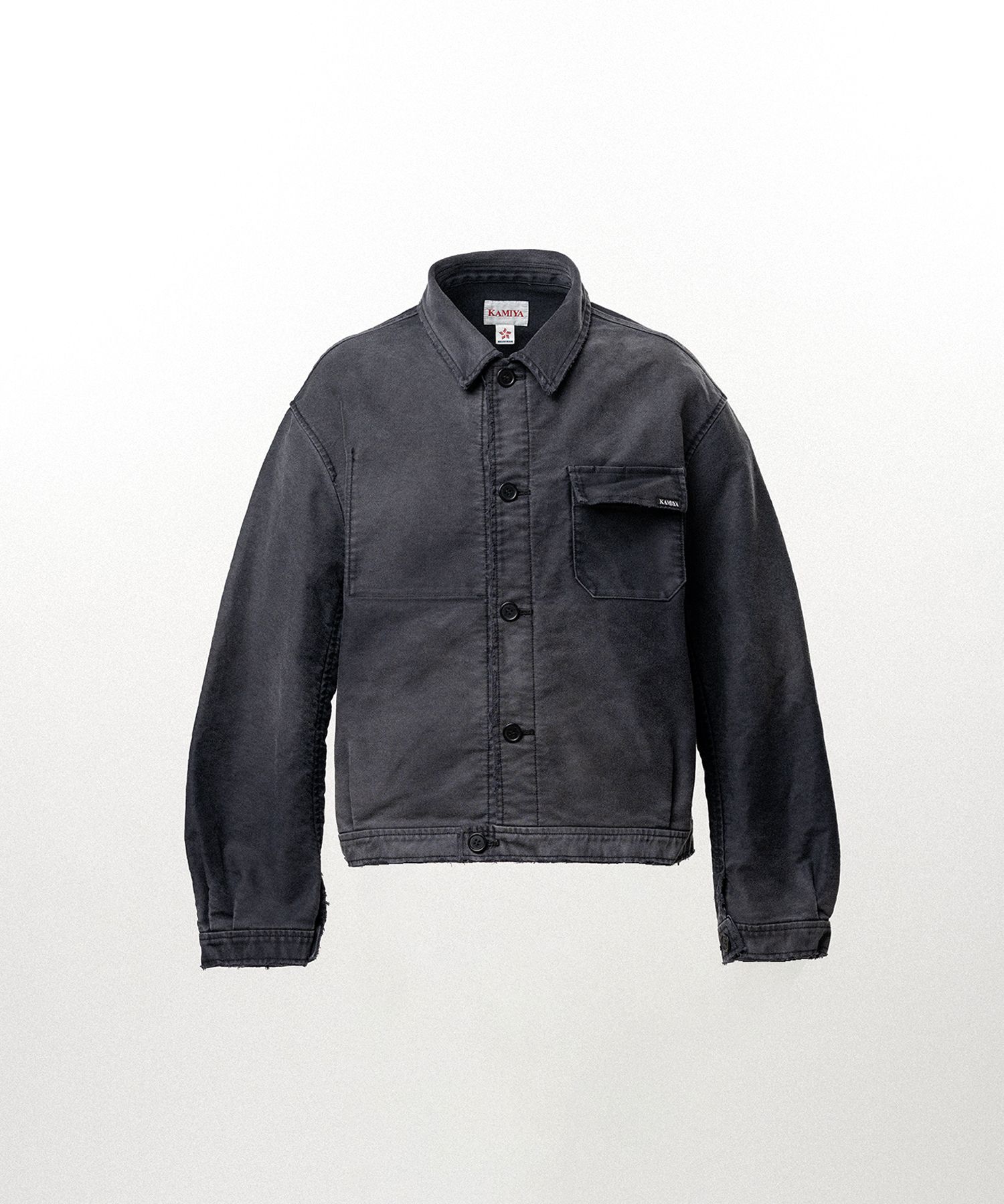 Distressed Moleskin Work Jacket