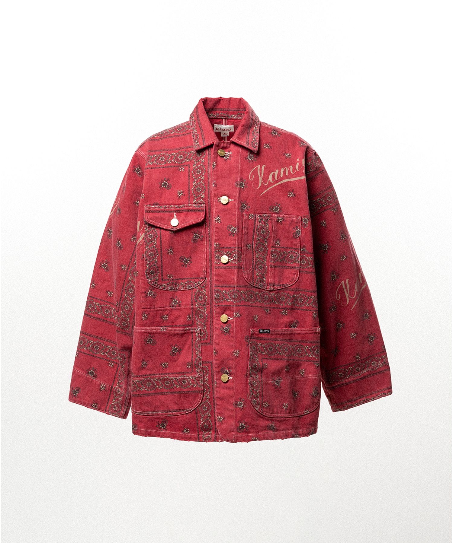 Bandana Print Chore Jacket