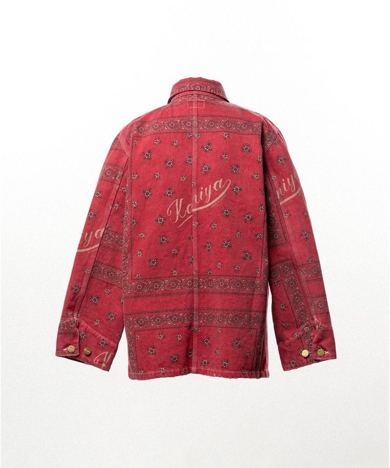 Bandana Print Chore Jacket
