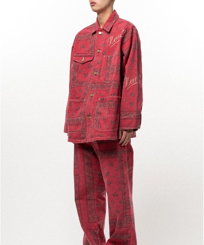 Bandana Print Chore Jacket