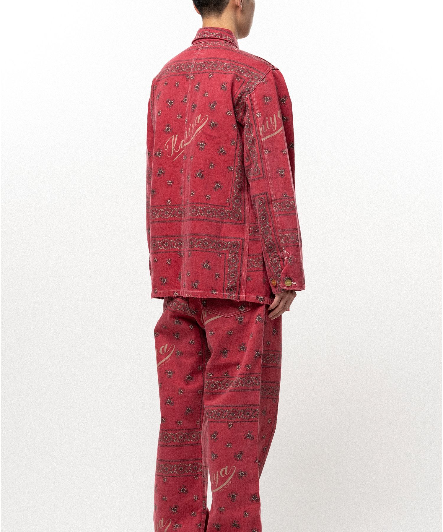 Bandana Print Chore Jacket