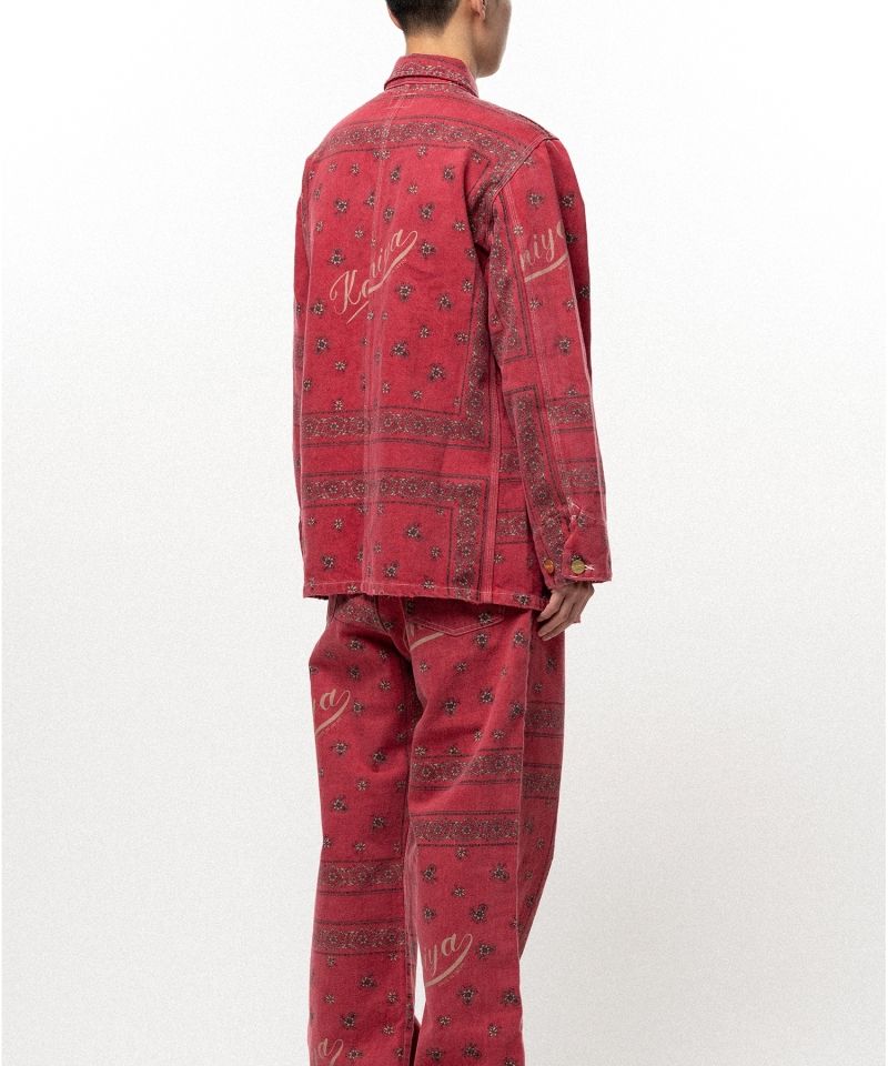 Bandana Print Chore Jacket