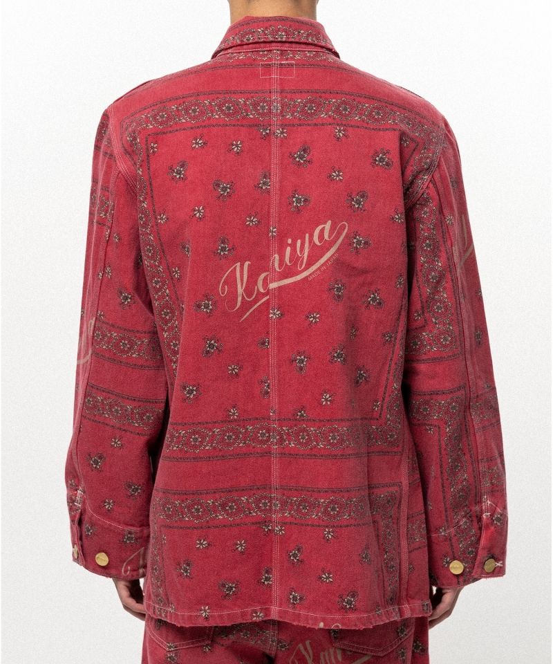 Bandana Print Chore Jacket