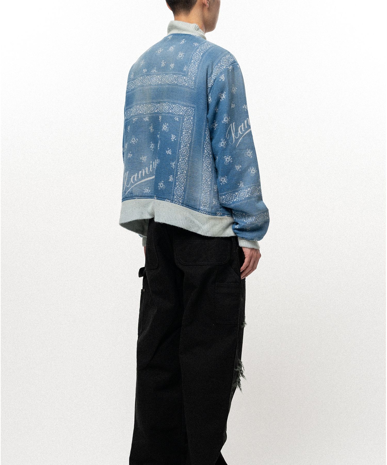 Bandana Discharge Print Jacket