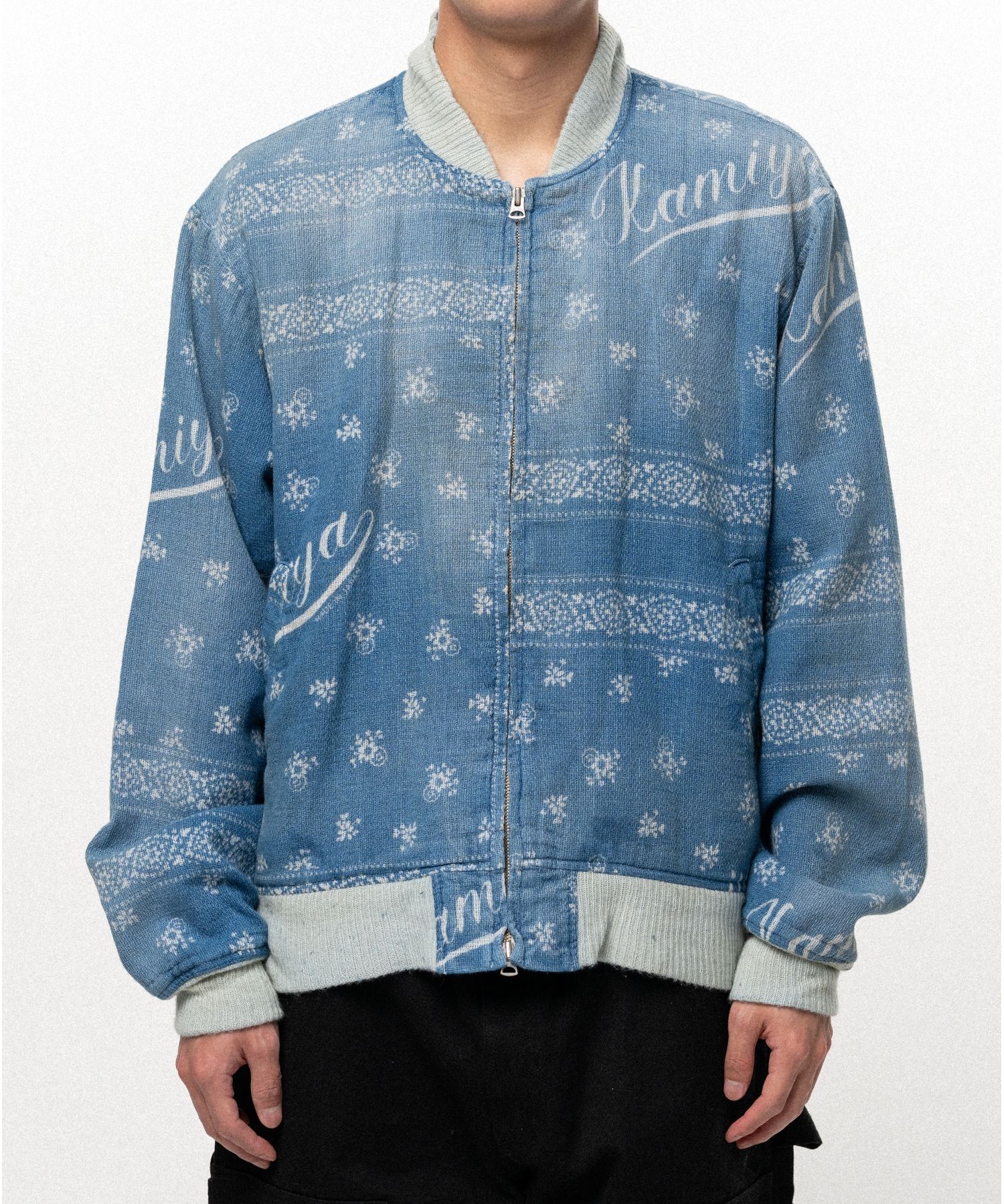 Bandana Discharge Print Jacket