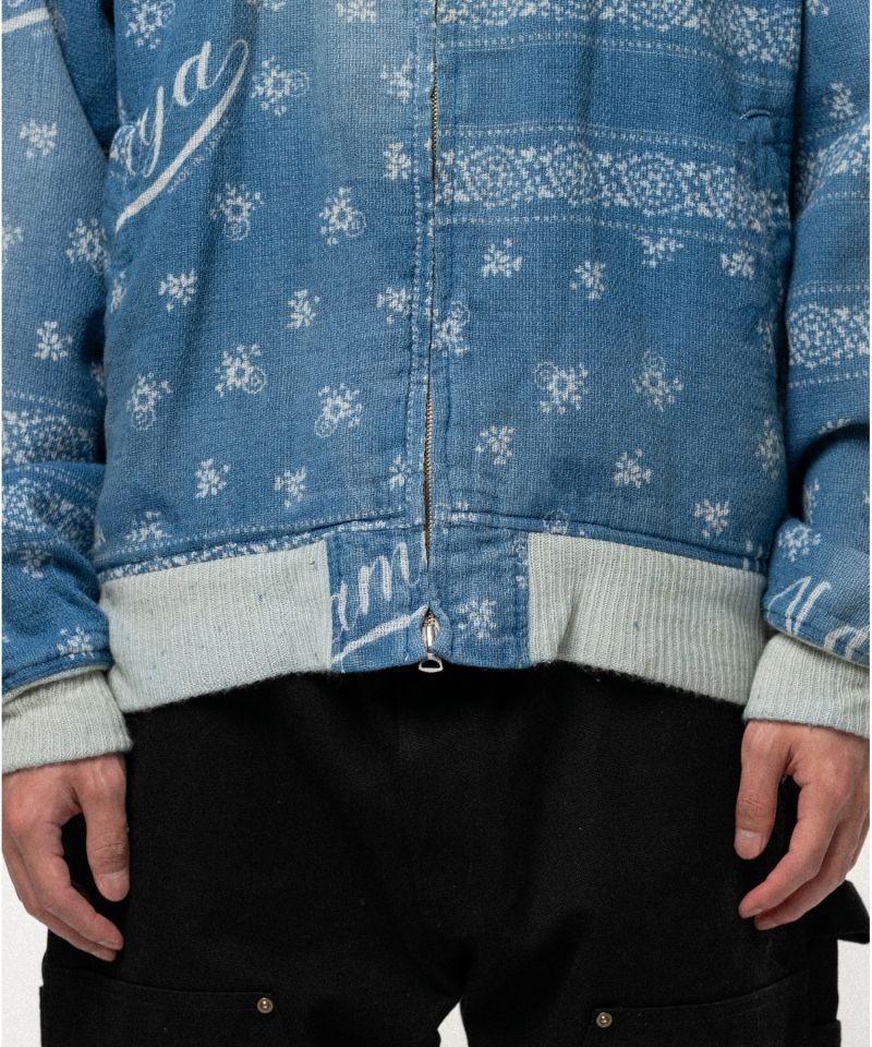 Bandana Discharge Print Jacket