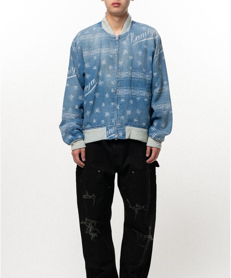 Bandana Discharge Print Jacket