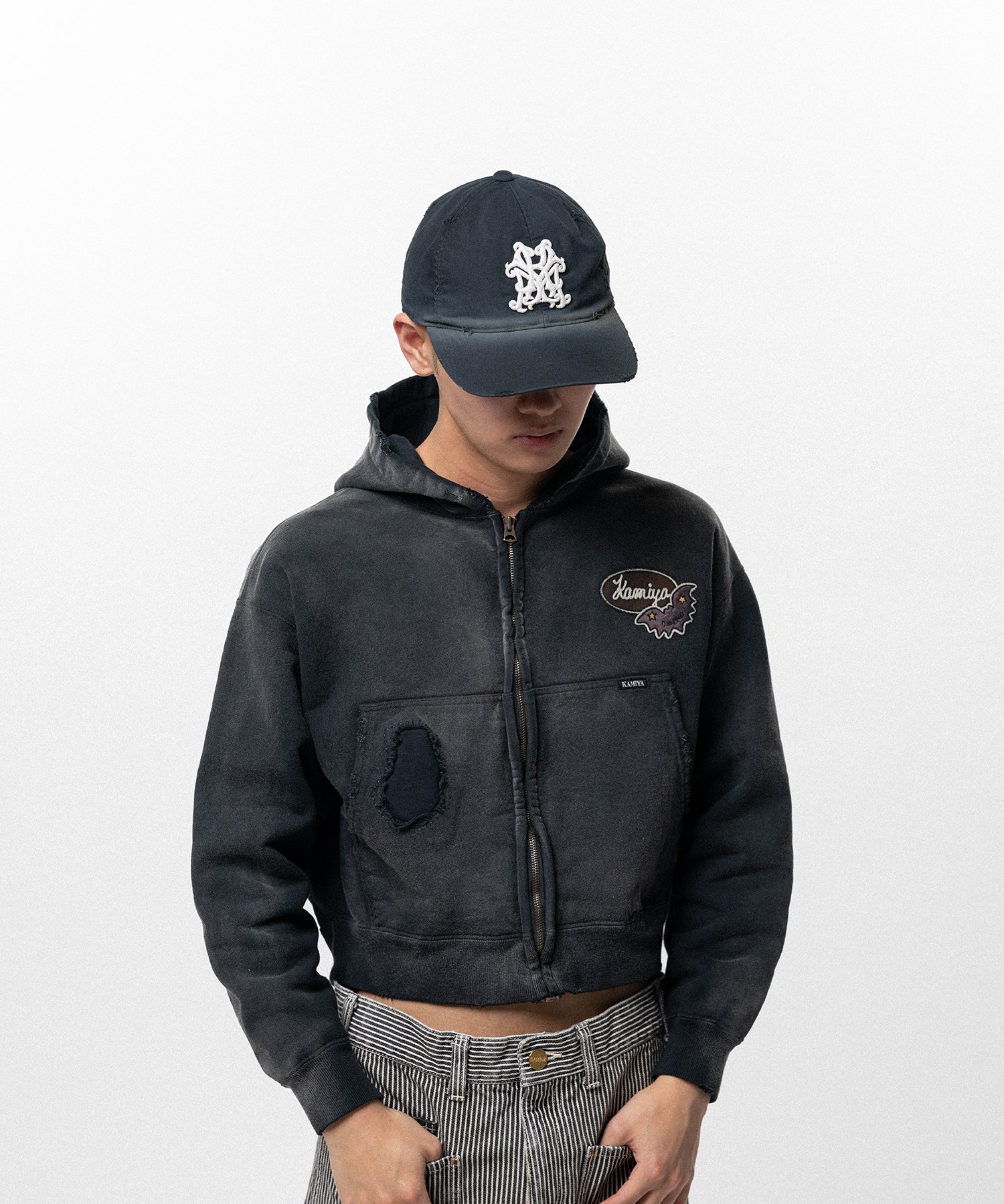 "KMY" Distressed Cap