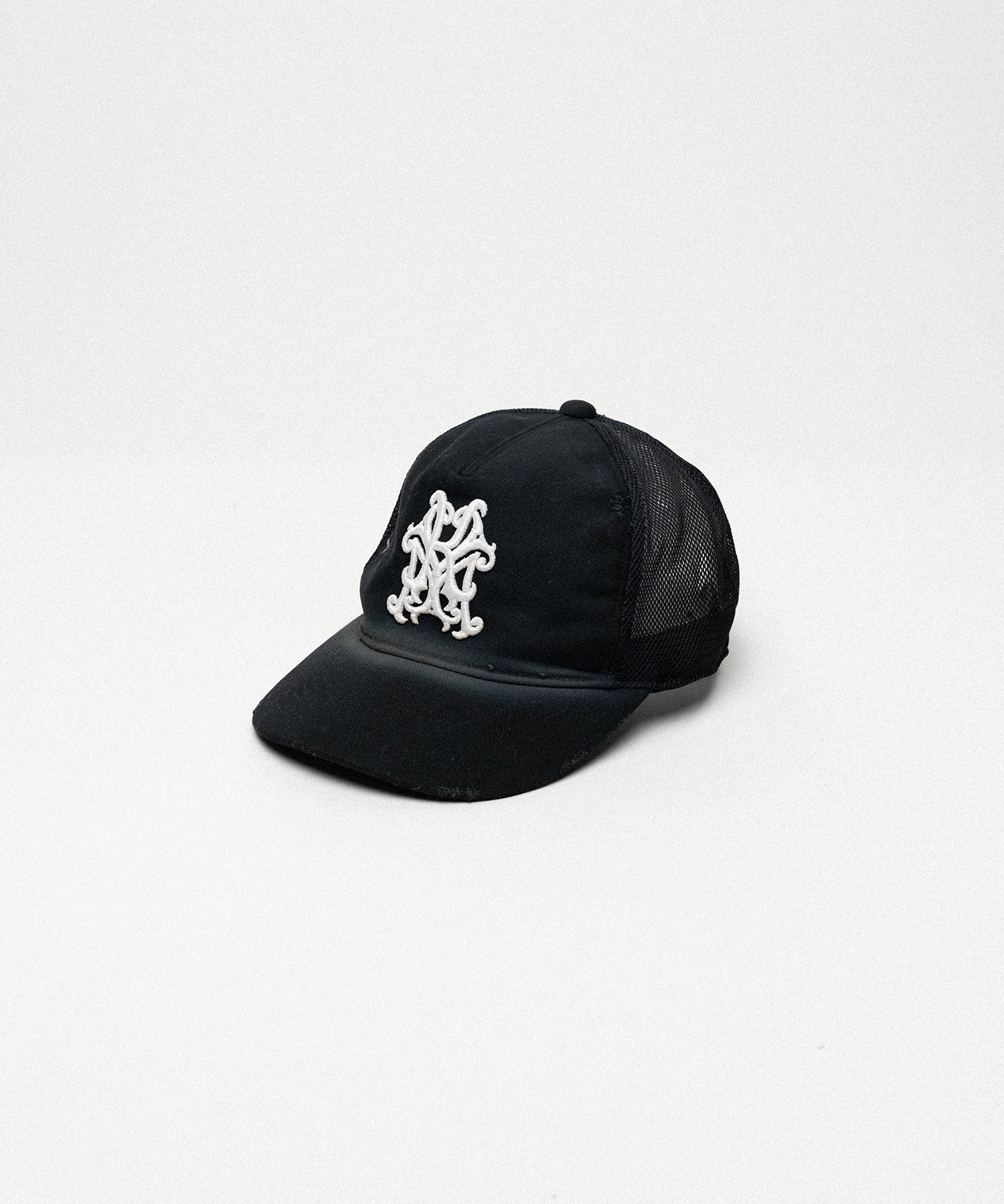 "KMY" Distressed Mesh Cap