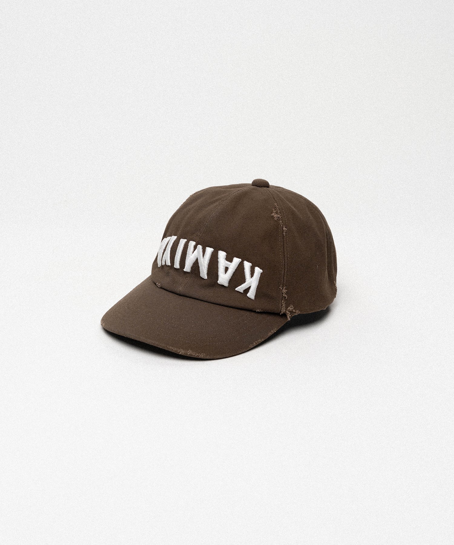  "KAMIYA" Upside-Down Distressed Cap