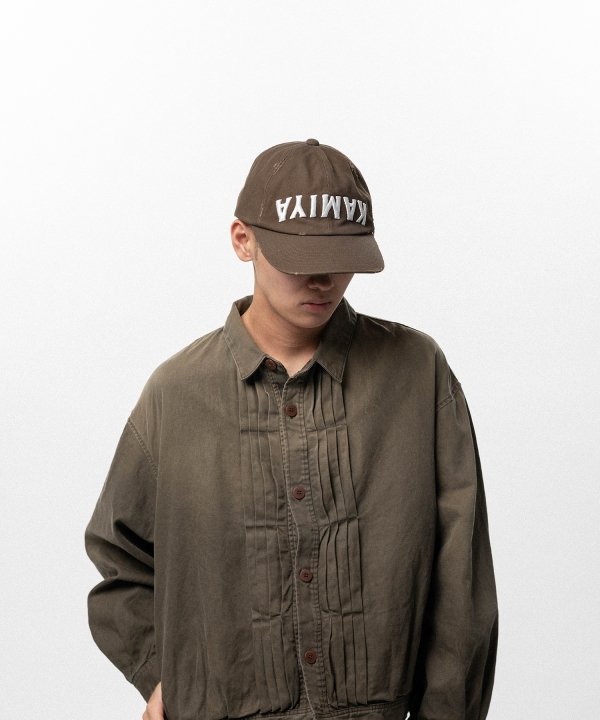  "KAMIYA" Upside-Down Distressed Cap