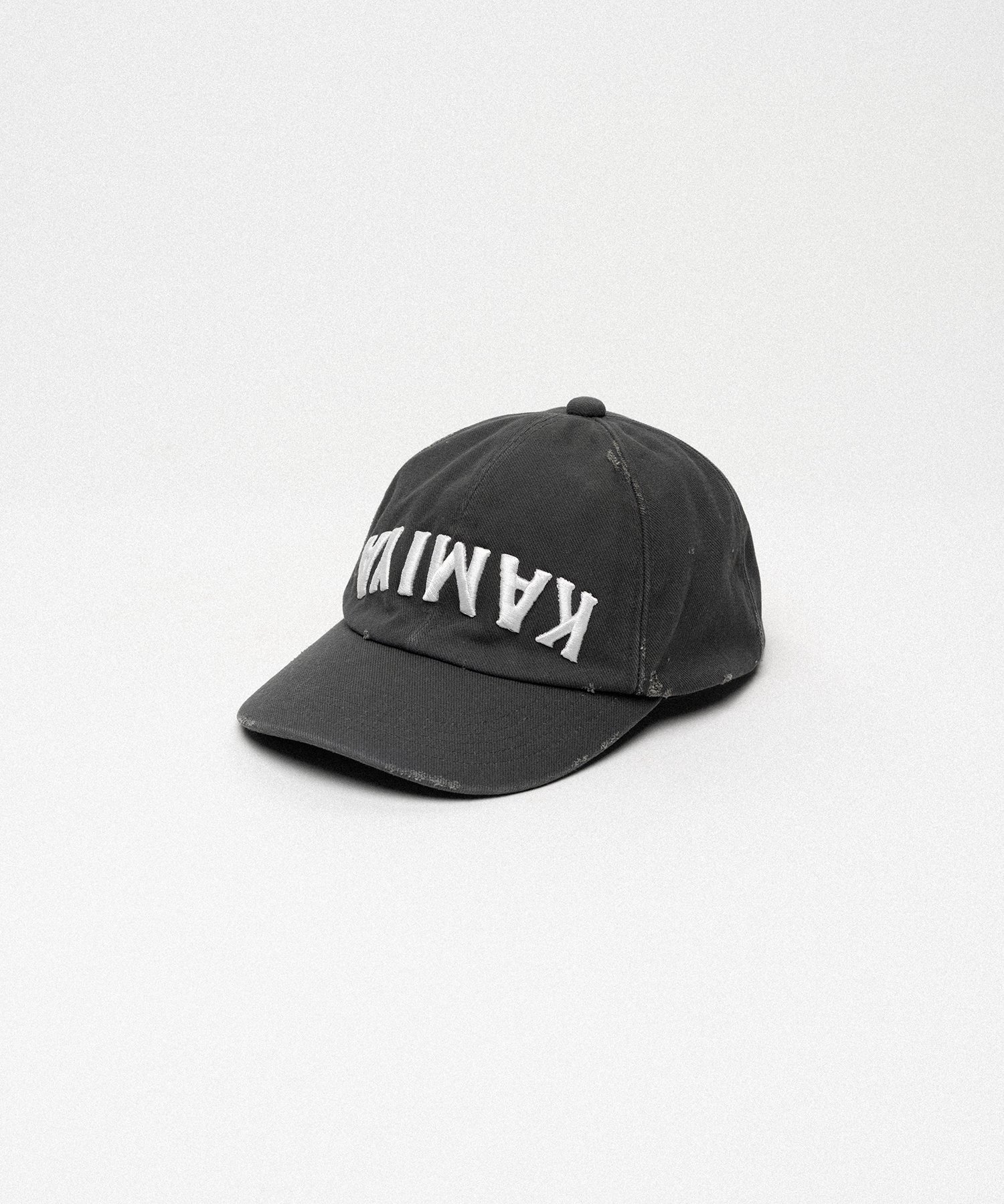  "KAMIYA" Upside-Down Distressed Cap