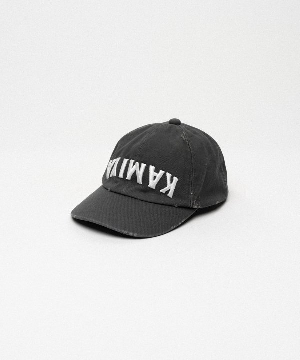  "KAMIYA" Upside-Down Distressed Cap