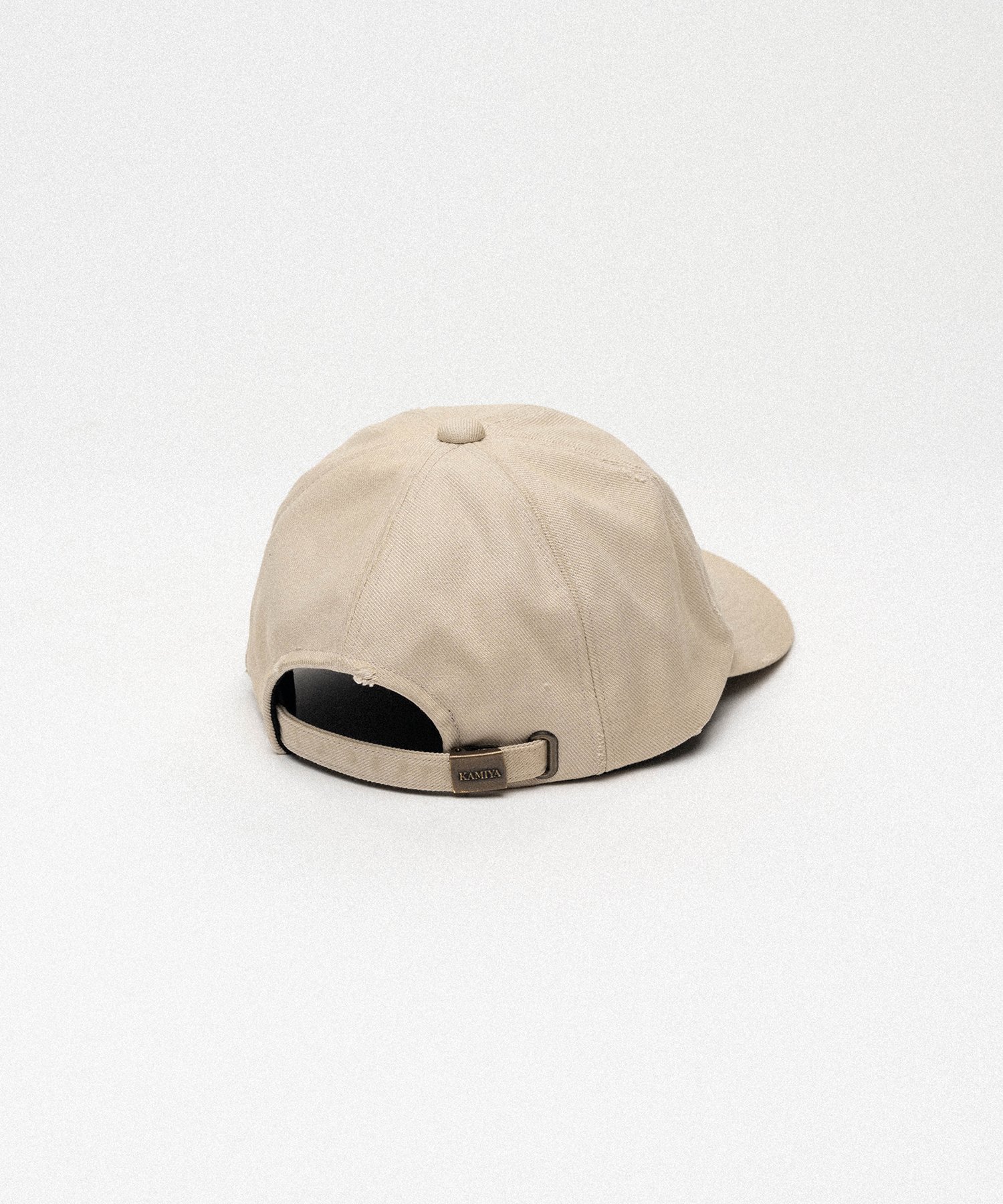  "KAMIYA" Upside-Down Distressed Cap