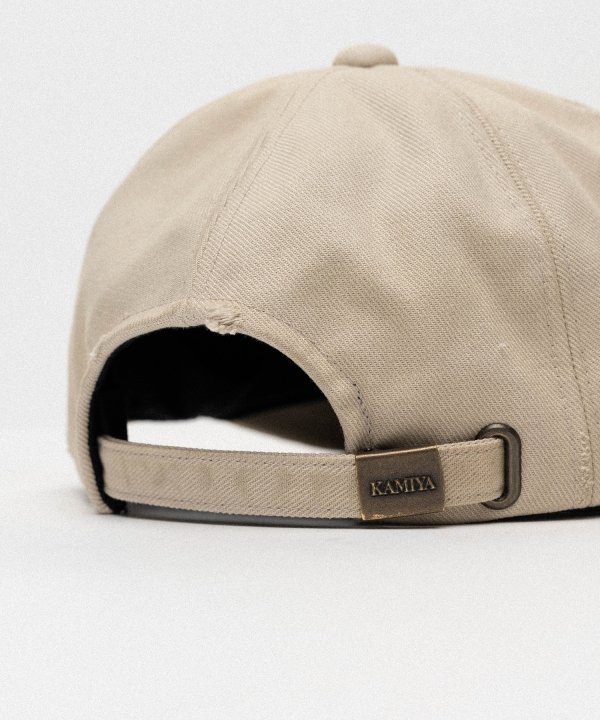  "KAMIYA" Upside-Down Distressed Cap
