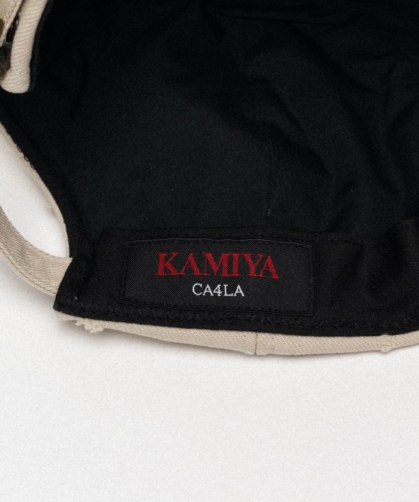  "KAMIYA" Upside-Down Distressed Cap