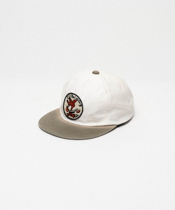 Embroidered Patch Distressed Cap