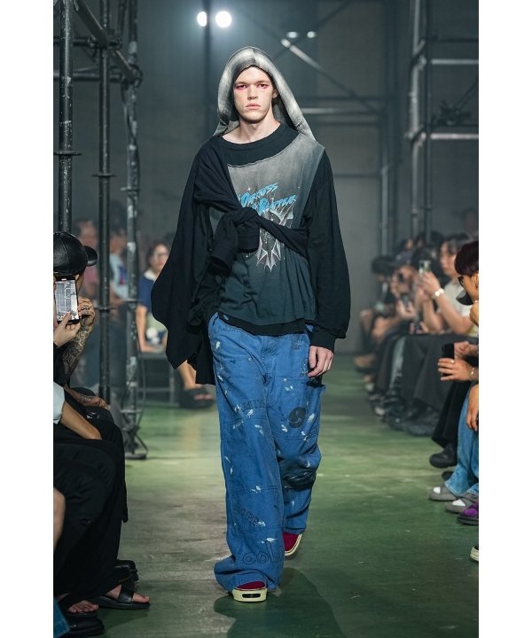 Hooded Checked Stole