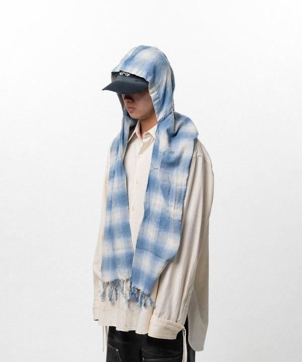 Hooded Checked Stole