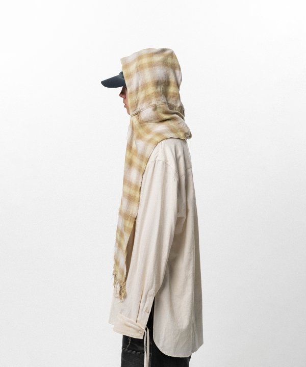 Hooded Checked Stole