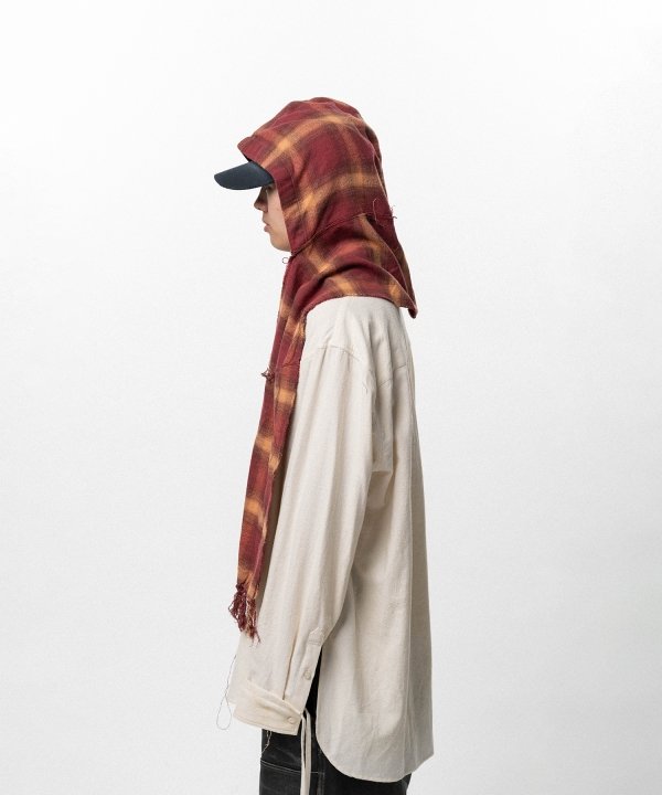 Hooded Checked Stole