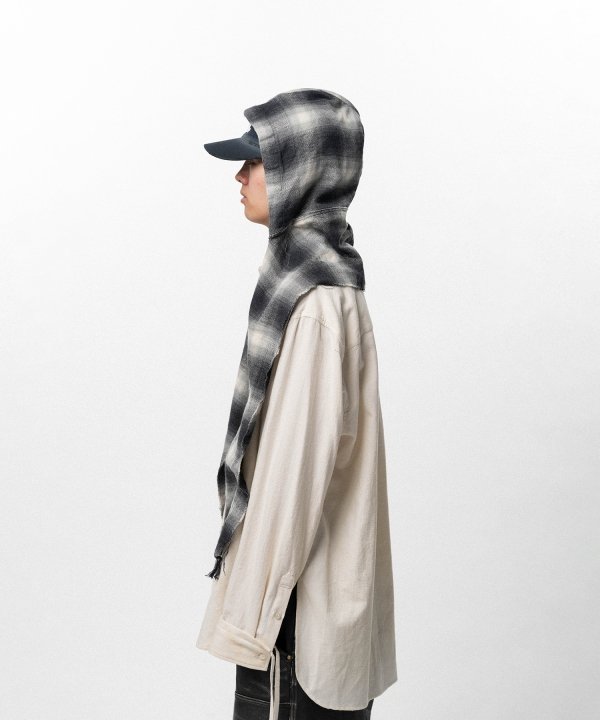 Hooded Checked Stole