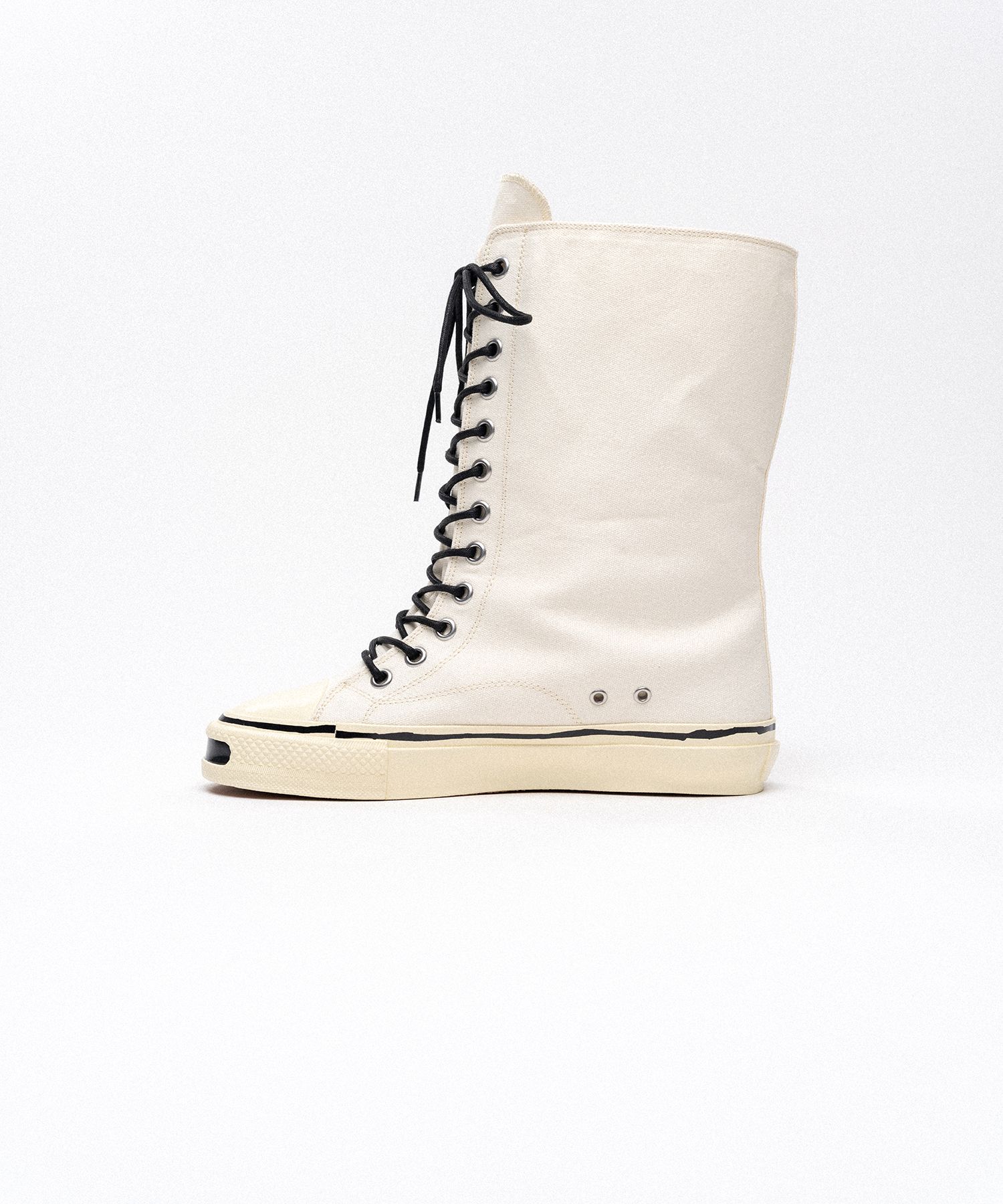 "Joey" Vulcanize Aged Sole Extra High-top Sneaker