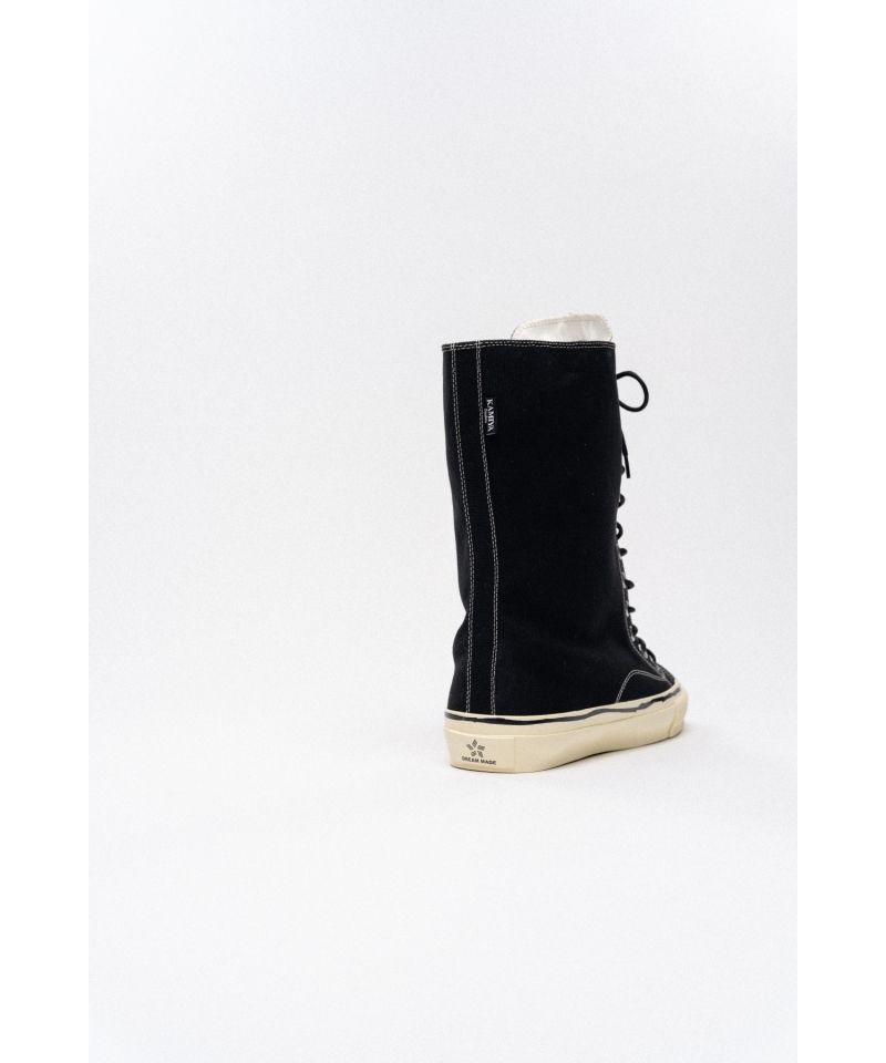 "Joey" Vulcanize Aged Sole Extra High-top Sneaker