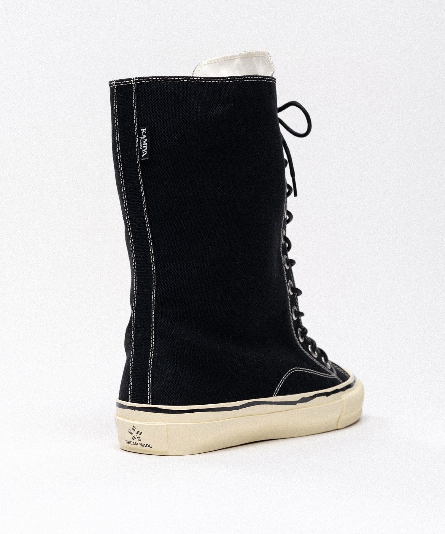 "Joey" Vulcanize Aged Sole Extra High-top Sneaker