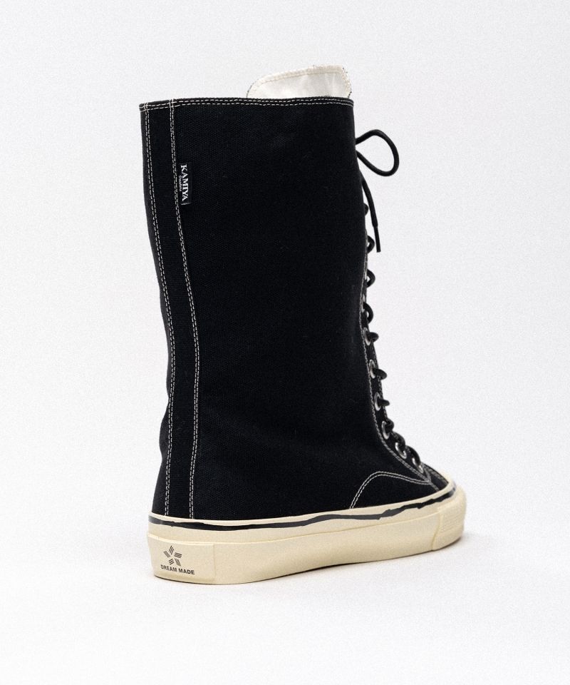 "Joey" Vulcanize Aged Sole Extra High-top Sneaker