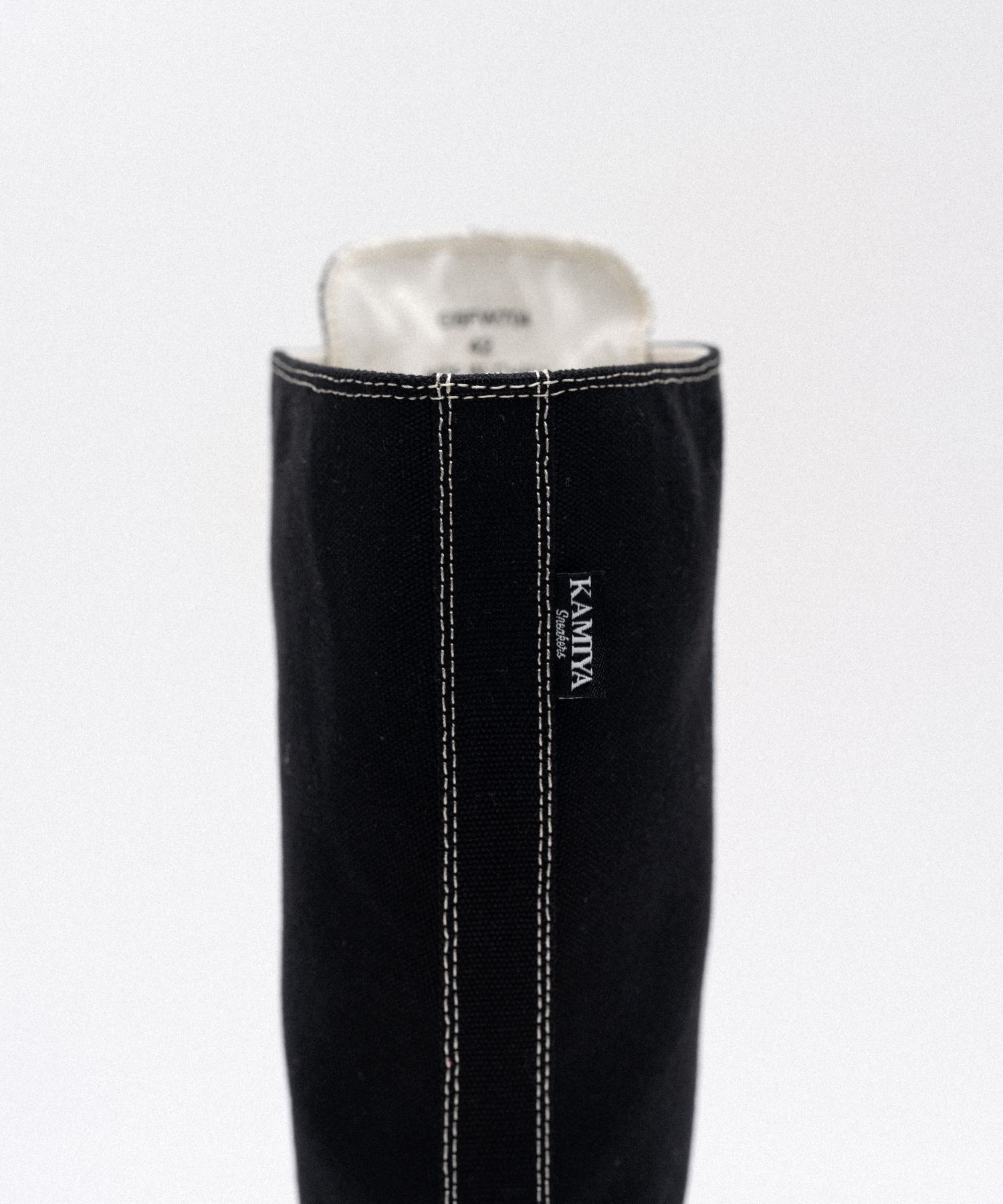 "Joey" Vulcanize Aged Sole Extra High-top Sneaker