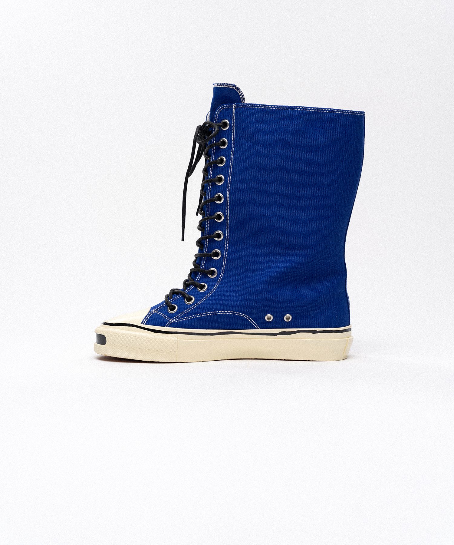 "Joey" Vulcanize Aged Sole Extra High-top Sneaker