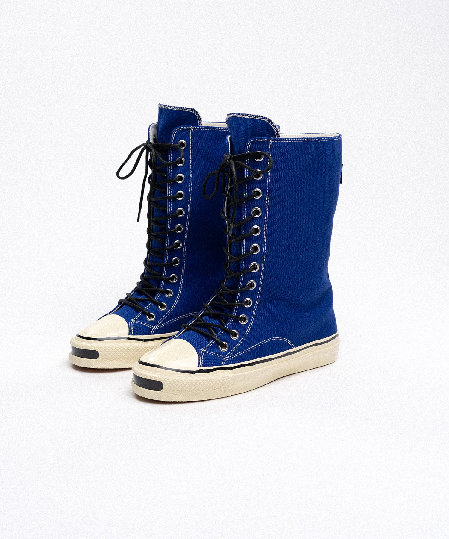 "Joey" Vulcanize Aged Sole Extra High-top Sneaker